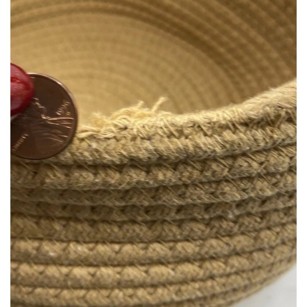Wondertreats Dog Puppy Braided Cotton Basket With Handle Easter Spring Pet - Picture 9 of 16